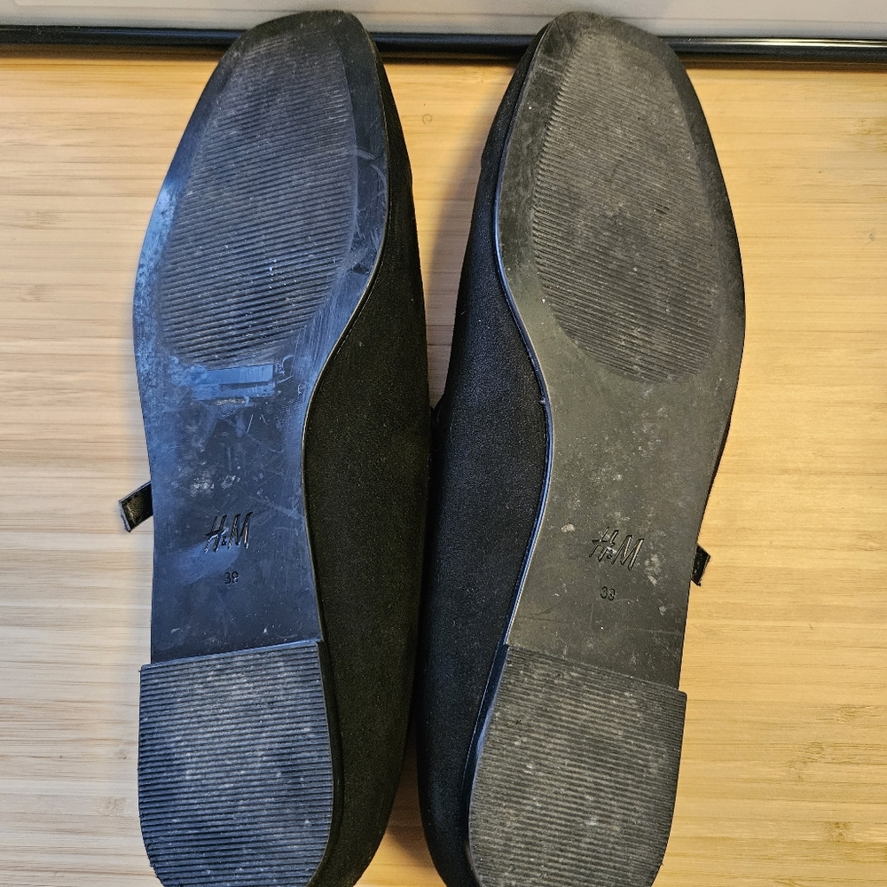 Mary Jane Flats Black H&M 39 - Picture 8 of 9